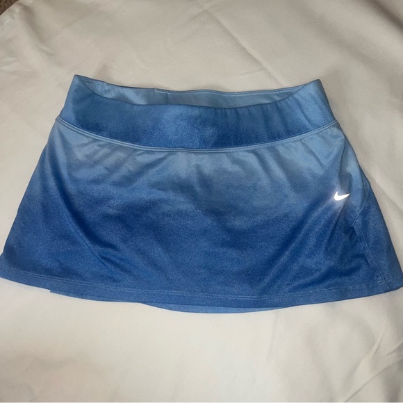 🎾 blue NIKE ombré skort skirt medium - Picture 1 of 3